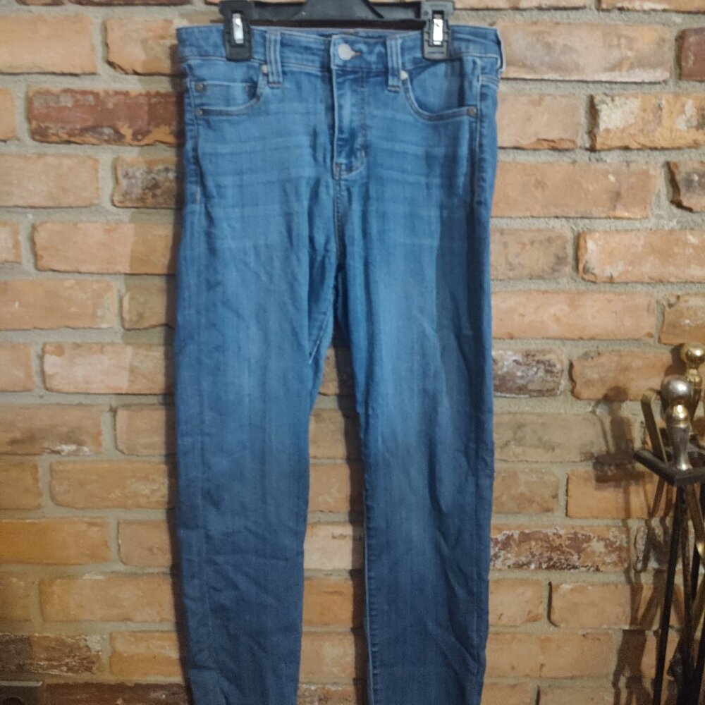 Ladies Liverpool Stretchy Hi-Rise Ankle Jeans